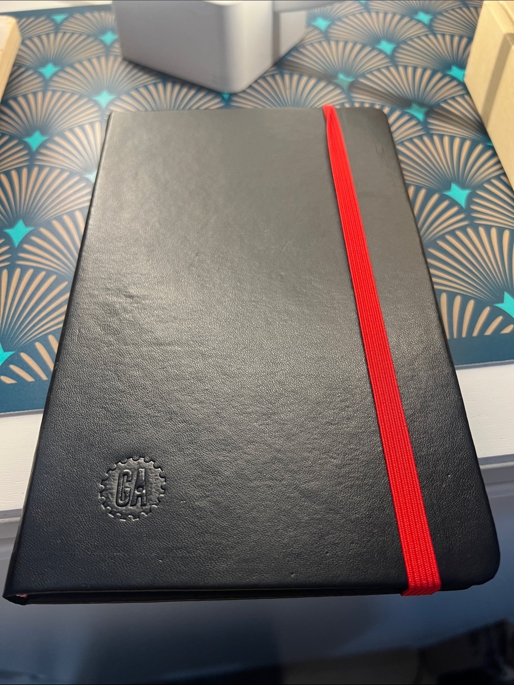 Black Dot Grid Notebook